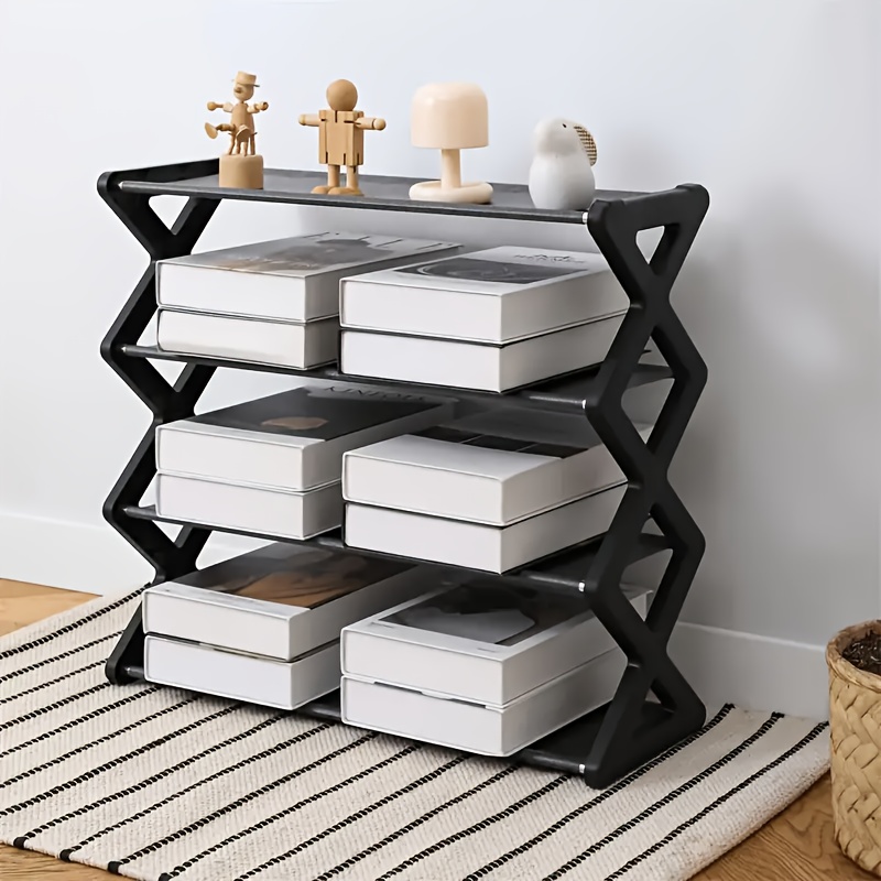 XType Shoe Storage Rack Sturdy Stackable Shoe Organizer For Home Porch Or Living Room 2