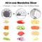 Adjustable Stainless Steel Mandoline Slicer Vegetable Grater Onion Potato Cutter For Effortless F 2