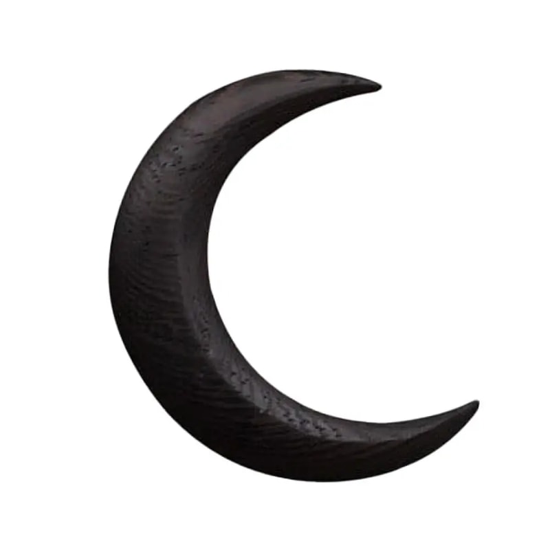 Wooden Crescent Hair Pin Handcrafted MoonShaped Wooden Hair Stick For Women Elegant Long Hair Acce 6