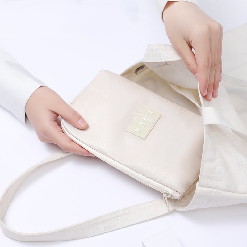 Large Capacity Waterproof Storage Bag For Travel Supplies Power Bank Data Cables Earphones 3