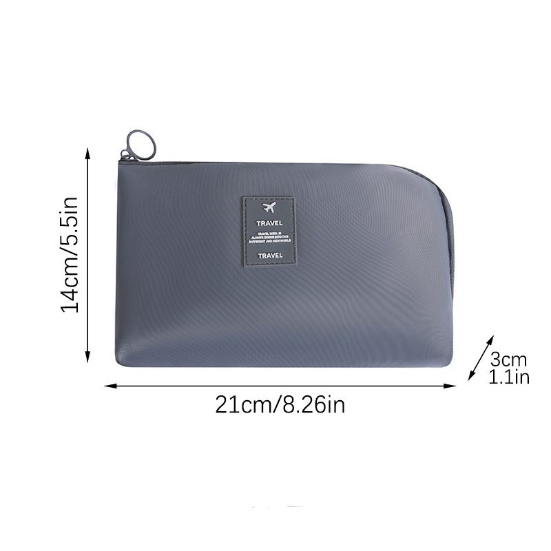 Large Capacity Waterproof Storage Bag For Travel Supplies Power Bank Data Cables Earphones 4