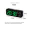 Digital LED Alarm Clock with Temperature, Date Display, and Voice Control