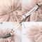 Big Spring Hair Claw Clips For Women Metal Chiffon Flowers Ponytail Holder Hairpin Barrettes 3
