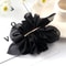 Big Spring Hair Claw Clips For Women Metal Chiffon Flowers Ponytail Holder Hairpin Barrettes 6