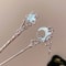 Romantic Moonstone Star Hairpin Metal Branch Hair Fork Elegant Chinese Style Jewelry For Girls 1
