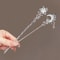 Romantic Moonstone Star Hairpin Metal Branch Hair Fork Elegant Chinese Style Jewelry For Girls 4