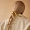 Vintage Metal Ponytail Elastic Hair Loop Scrunchies Smooth Curved Hairband For Women Hair Ties Acc 4