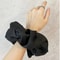 Oversized Silk Scrunchies For Women Chiffon Hair Tie For Ponytail Holder Koreaninspired Elastic He 8