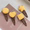 Cute Baked Cookie Hairpin Side Clips For Girls Korean Hair Accessories For Women 1
