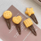 Cute Baked Cookie Hairpin Side Clips For Girls Korean Hair Accessories For Women 1