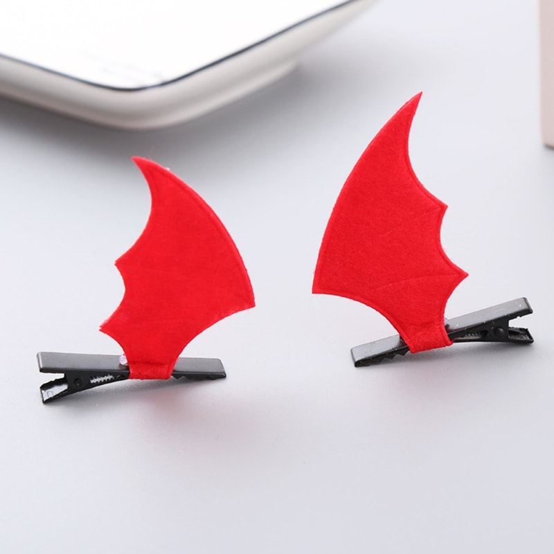 Sweet Bat Wings Spring Hair Clip Cute Bangs Hairpin For Daily Styling 2