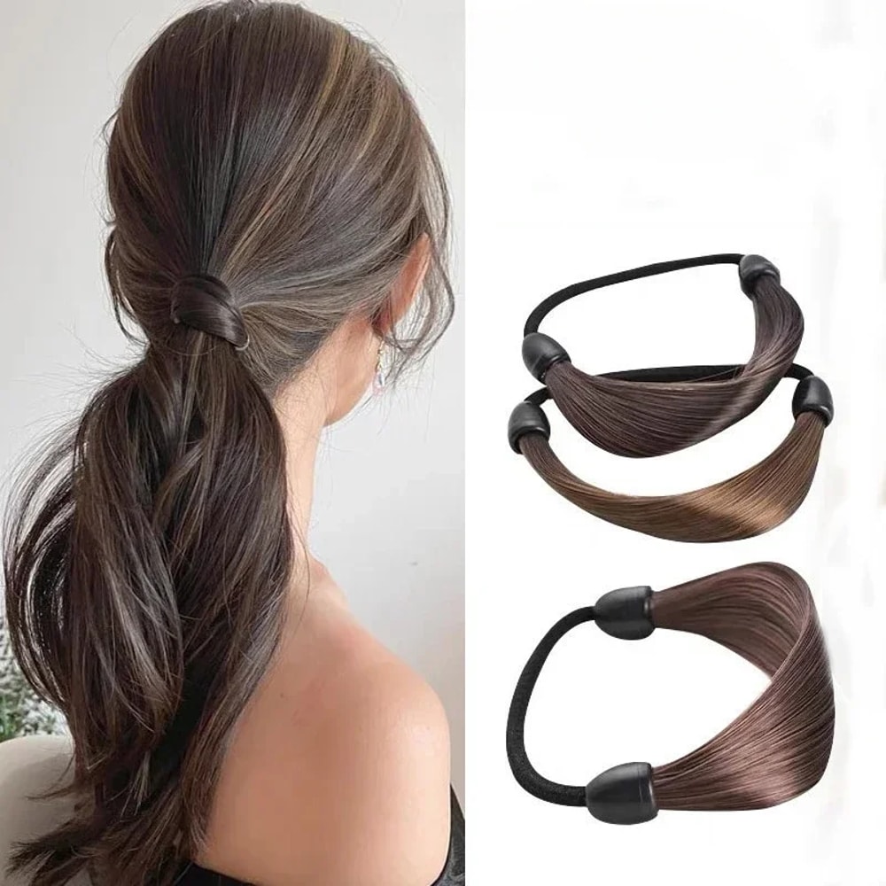 Invisible Seamless Ponytail Hair Band For Women High Elastic Hair Rope Headband For Comfortable Al 3