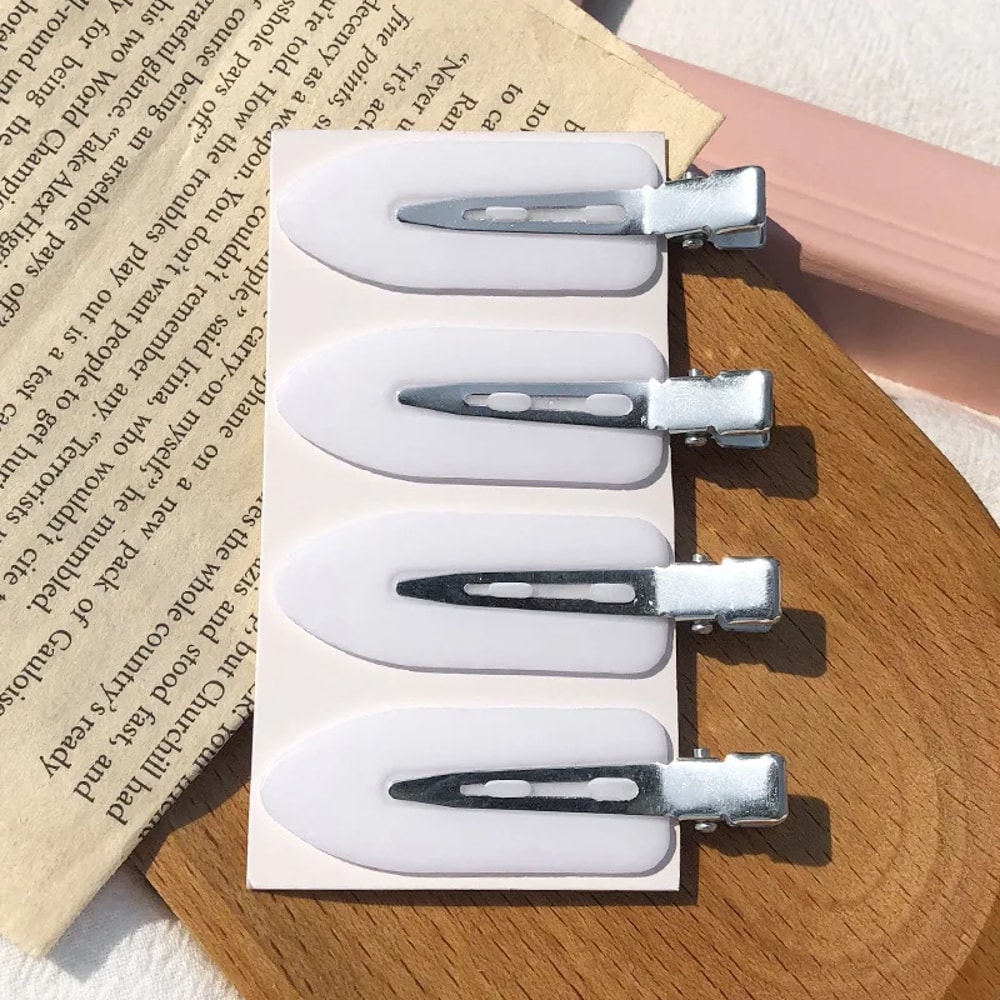 Seamless No Bend Hair Clips For Side Bangs Makeup Washing Face Styling Hairpins For Women Girls 5