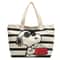 BANDAI Snoopy Cute Cartoon Large Capacity Canvas Bag For Women Stylish Tote For Students And Moms 5
