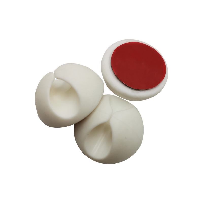 Cable Organizer Clip Set Cord Holder For Desk USB Charger Wires 1