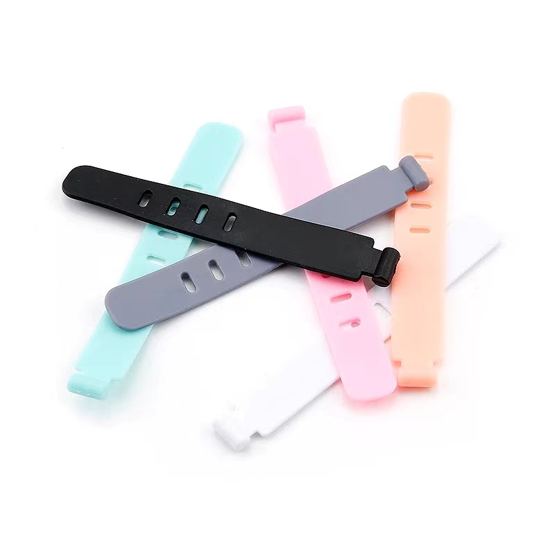 Cable Organizer Ties Silicone Charger Cord Management Clips For Wires Mouse Earphones And Data Cab 5