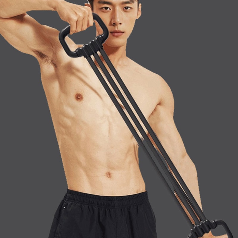 Adjustable Shoulder Back Chest Muscle Trainer With High Elasticity Arm Stretching Elastic Rope Ul 3