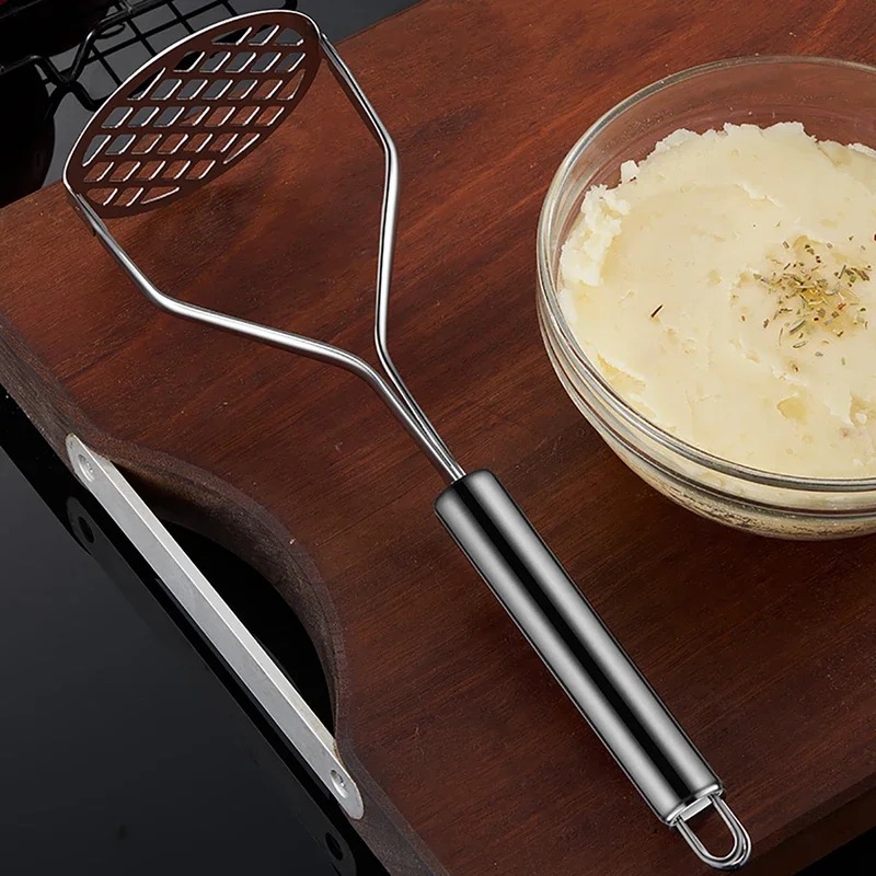 Stainless Steel Potato Masher Perfect For Mashing Potatoes Sweet Potatoes Pumpkins More Durable 4