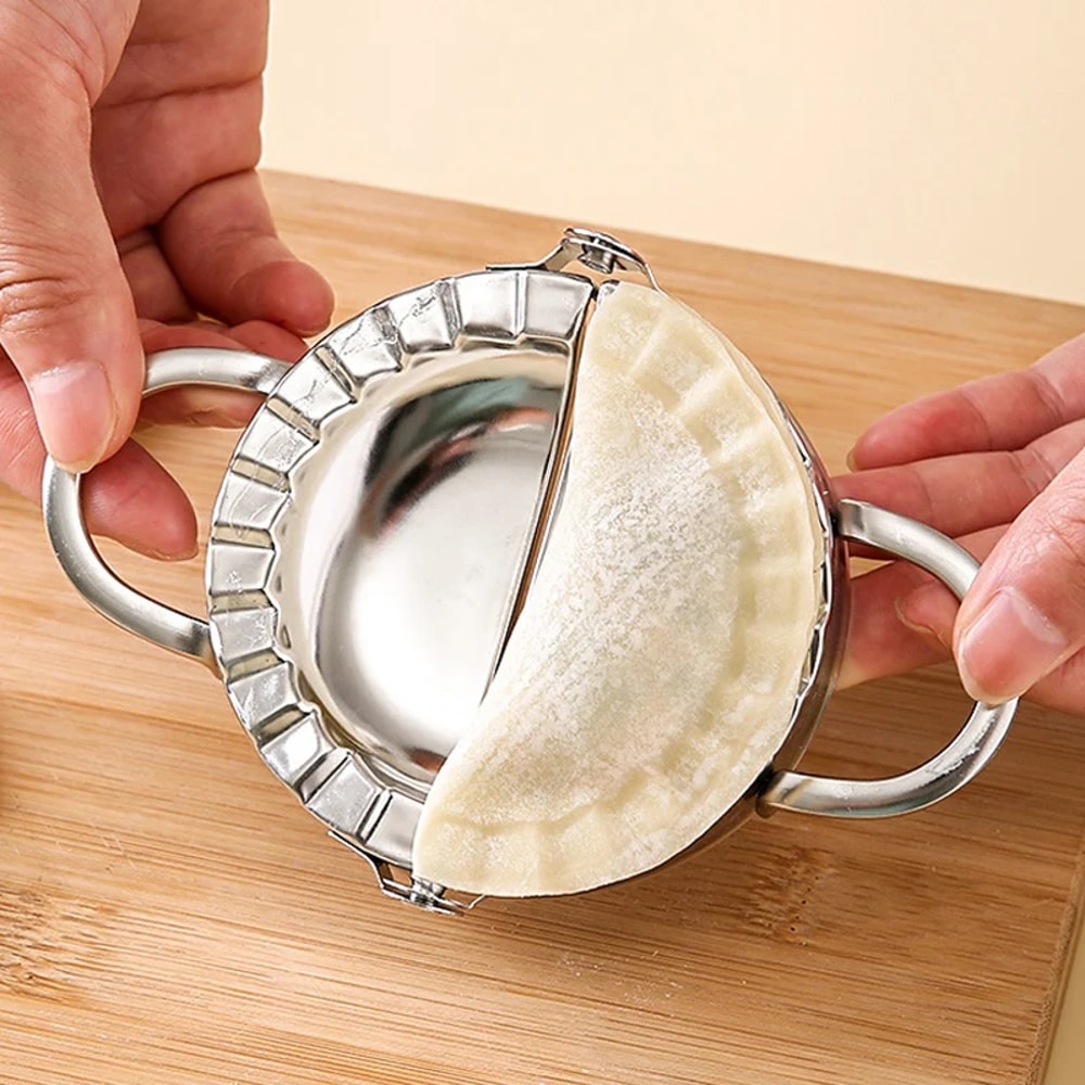 Stainless Steel Dumpling Maker Perfect Dumplings Empanadas And Pierogies In Minutes 1