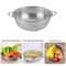 Stainless Steel Colander With Double Handles Fine Mesh Strainer For Fruits Vegetables And Pasta 3