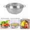 Stainless Steel Colander With Double Handles Fine Mesh Strainer For Fruits Vegetables And Pasta 3