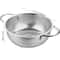 Stainless Steel Colander With Double Handles Fine Mesh Strainer For Fruits Vegetables And Pasta 4