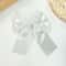 Elegant Satin Layered Bow Hair Clip Silky Ribbon Hairpin For Women Girls 1