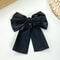Elegant Satin Layered Bow Hair Clip Silky Ribbon Hairpin For Women Girls 2