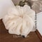 Elegant French Style Puff Chiffon Scrunchies Elastic Hair Ties For Ponytail Bun Decoration 2