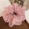 Elegant French Style Puff Chiffon Scrunchies Elastic Hair Ties For Ponytail Bun Decoration 3