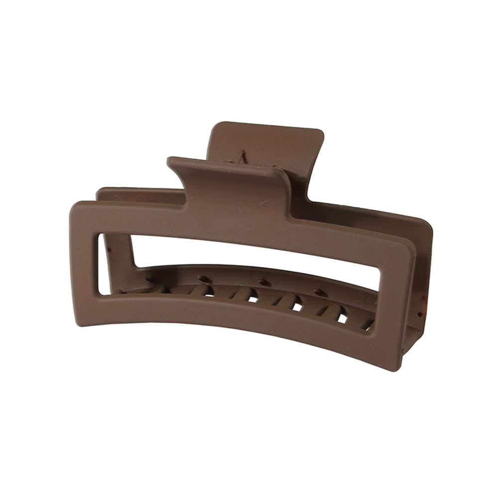 Fashion Oversized Solid Color Square Frosted Hair Shark Clip For Thick Hair Stylish Headdress For 3