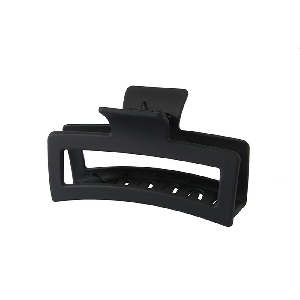 Fashion Oversized Solid Color Square Frosted Hair Shark Clip For Thick Hair Stylish Headdress For 5