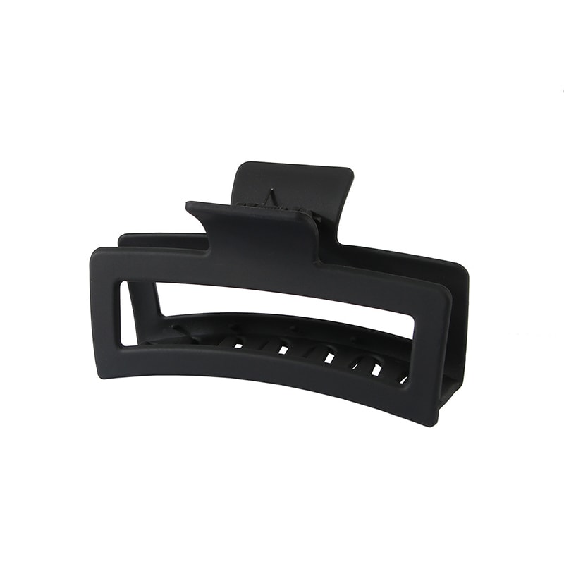 Fashion Oversized Solid Color Square Frosted Hair Shark Clip For Thick Hair Stylish Headdress For 5