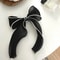 Cute Bow Hair Clip For Women Solid Color Ponytail Clip Stylish Hairpin Barrettes Perfect Gift For 4
