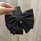 Elegant Satin Bow Hairpin Clip Double Layer Ribbon Ponytail Clip Korean Fashion Accessory 1