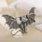 Gothic Flying Cat Hair Clip Vintage Alloy Barrette For Women Perfect For Halloween Cosplay 0