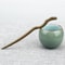 Vintage Green Sandalwood Hairpin Natural Chinese Style Hair Stick For Women Girls AntiquityInspir 3