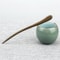 Vintage Green Sandalwood Hairpin Natural Chinese Style Hair Stick For Women Girls AntiquityInspir 4