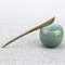 Vintage Green Sandalwood Hairpin Natural Chinese Style Hair Stick For Women Girls AntiquityInspir 5
