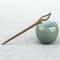 Vintage Green Sandalwood Hairpin Natural Chinese Style Hair Stick For Women Girls AntiquityInspir 8