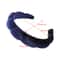 Velvet Twist Headband For Women Retro Wavy Braided Hair Hoops 5