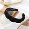 Velvet Twist Headband For Women Retro Wavy Braided Hair Hoops 3