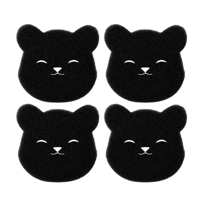 Reusable Pet Hair Remover Sponge For Clothes And Fabrics Machine Washable Black 5