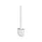 Wall Hanging Silicone Toilet Brush Durable EasytoClean Long Handle Bathroom Brush For Efficient To 5