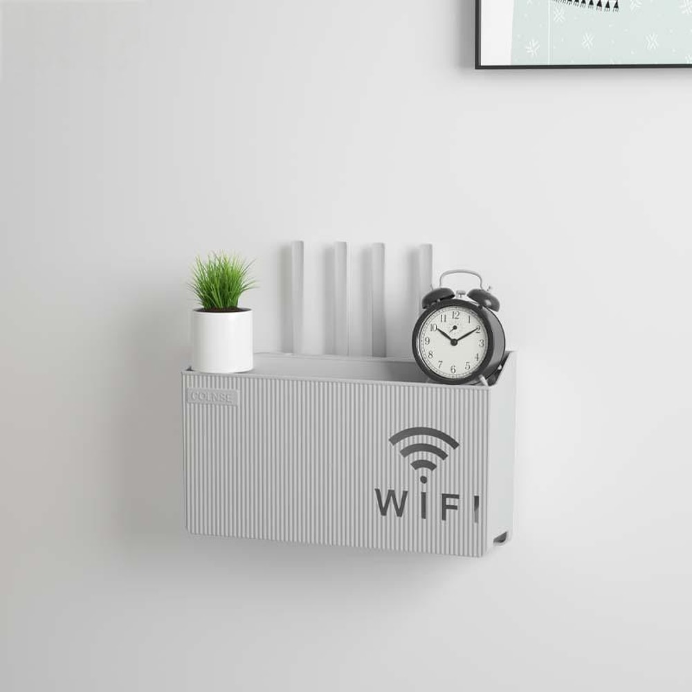WallMounted Router Storage Box For Wireless WiFi TV SetTop Box And Cable Organization Perfect For 2