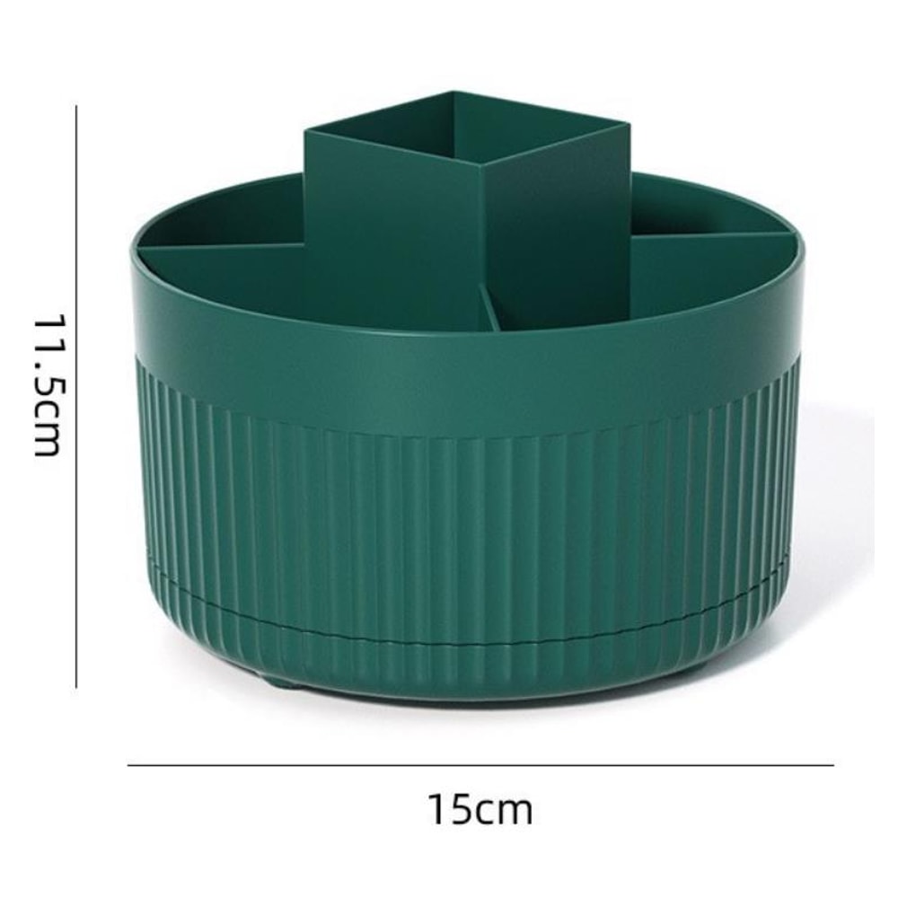 Rotating Makeup Brush Cosmetic Organizer Stylish Storage For Brushes Lipsticks And Pens 3