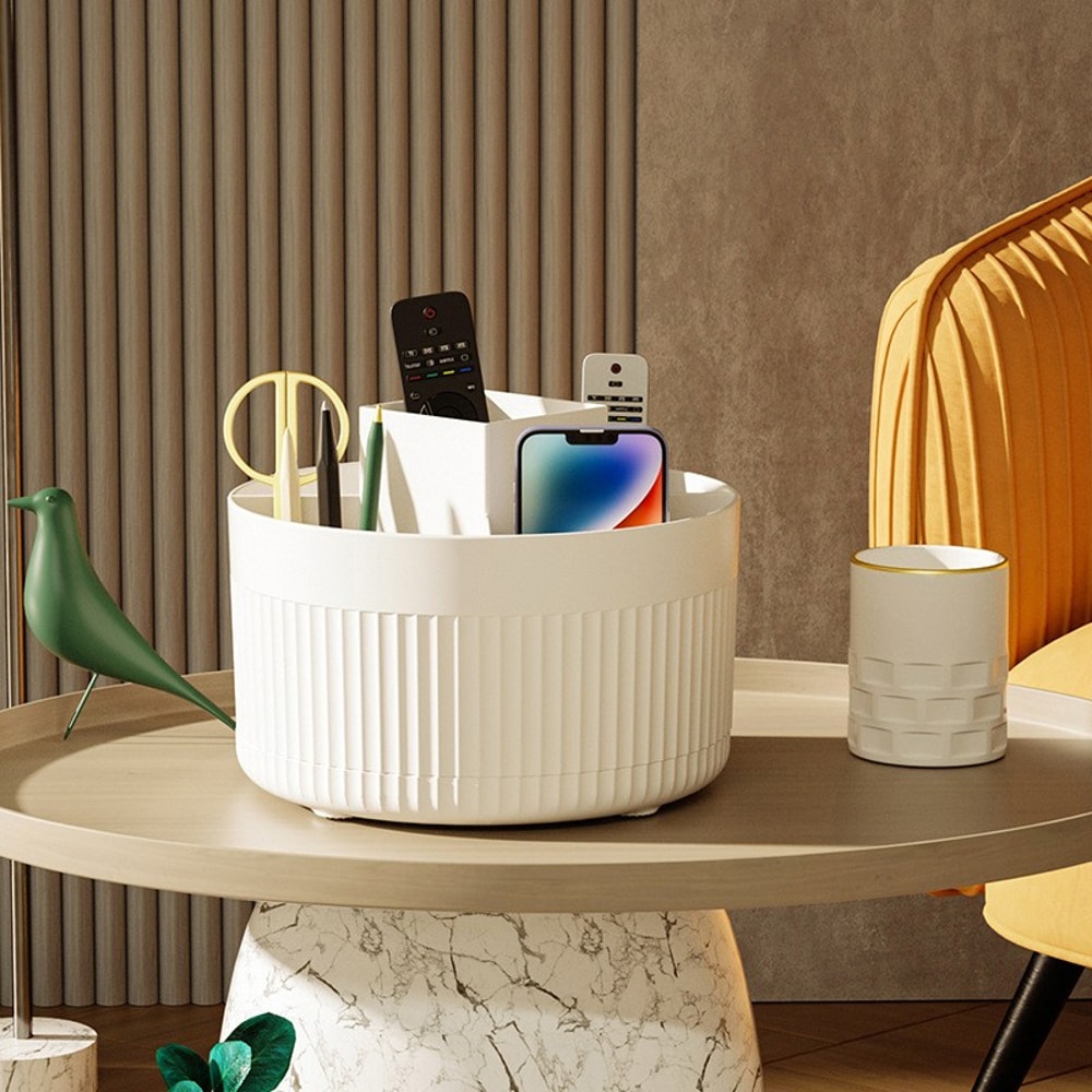 Rotating Makeup Brush Cosmetic Organizer Stylish Storage For Brushes Lipsticks And Pens 2