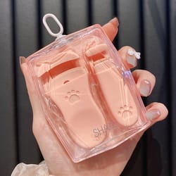 portable eyelash clip with silicone pad – precision cat claw eyelash curling tool