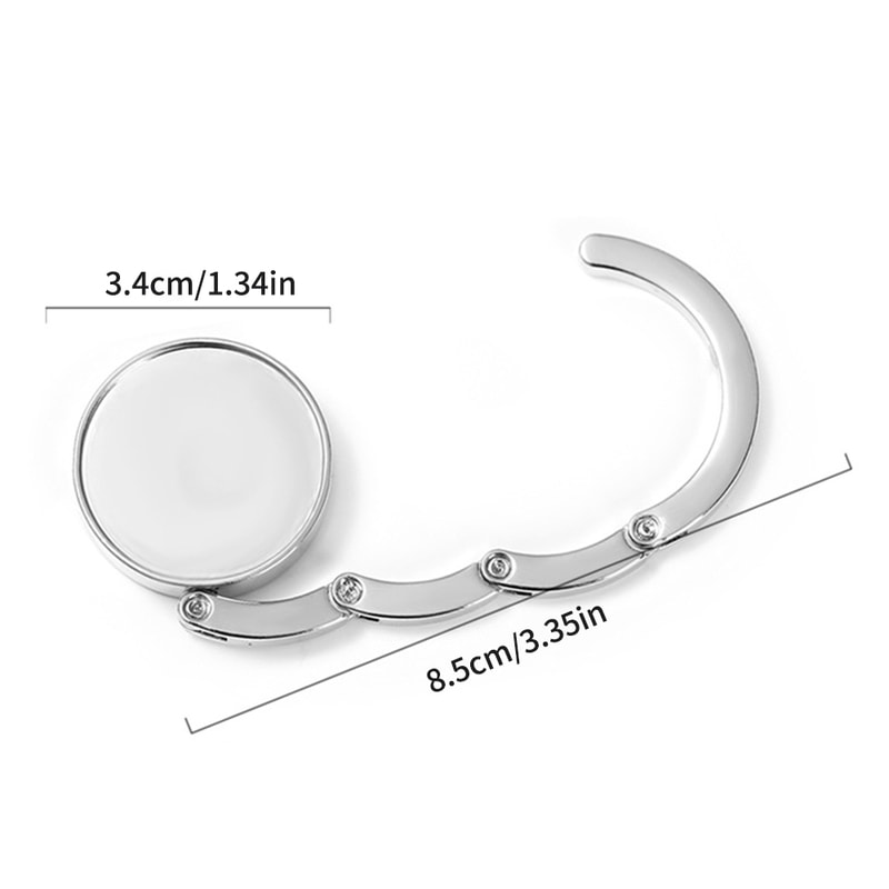 Portable Foldable Bag Hook For Table Edge High LoadBearing Capacity Practical And Convenient 4