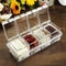 Kitchen Spice Pot Transparent Seasoning Boxes Storage Containers With Lids Spoons 1